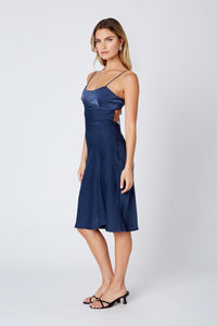 Thumbnail for Endless Night Midi Dress Navy, Midi Dress by Cotton Candy | LIT Boutique