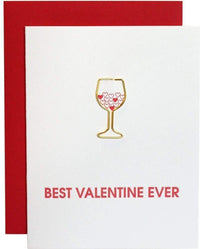 Thumbnail for Best Valentine Ever Paper Clip Letterpress Card, Paper Gift by Chez Gagne | LIT Boutique