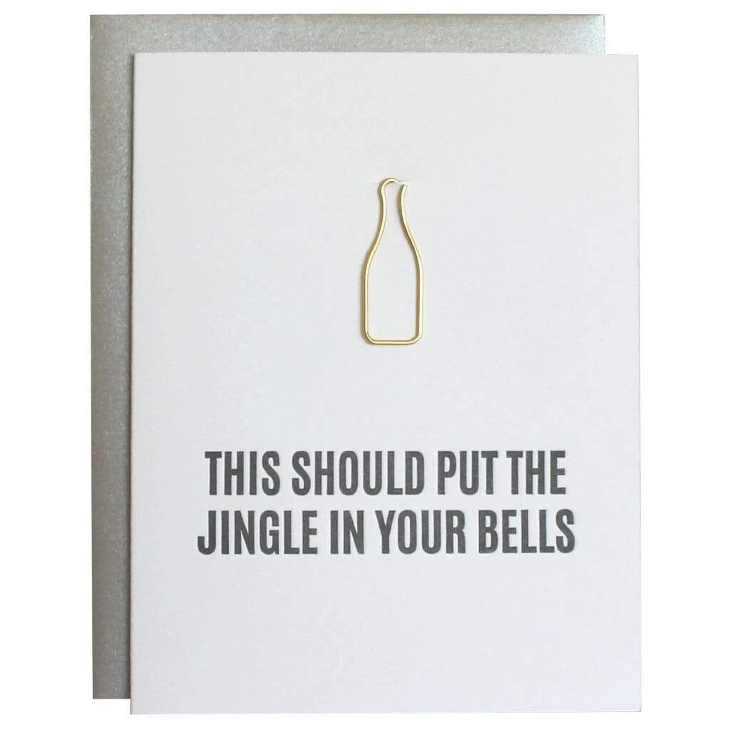 Jingle in Your Bells Card, Seasonal Gift by Chez Gagne | LIT Boutique