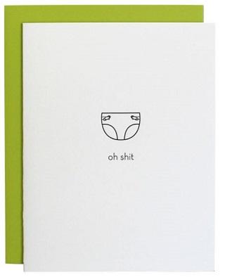 Oh Shit Card, Paper Gift by Chez Gagne | LIT Boutique