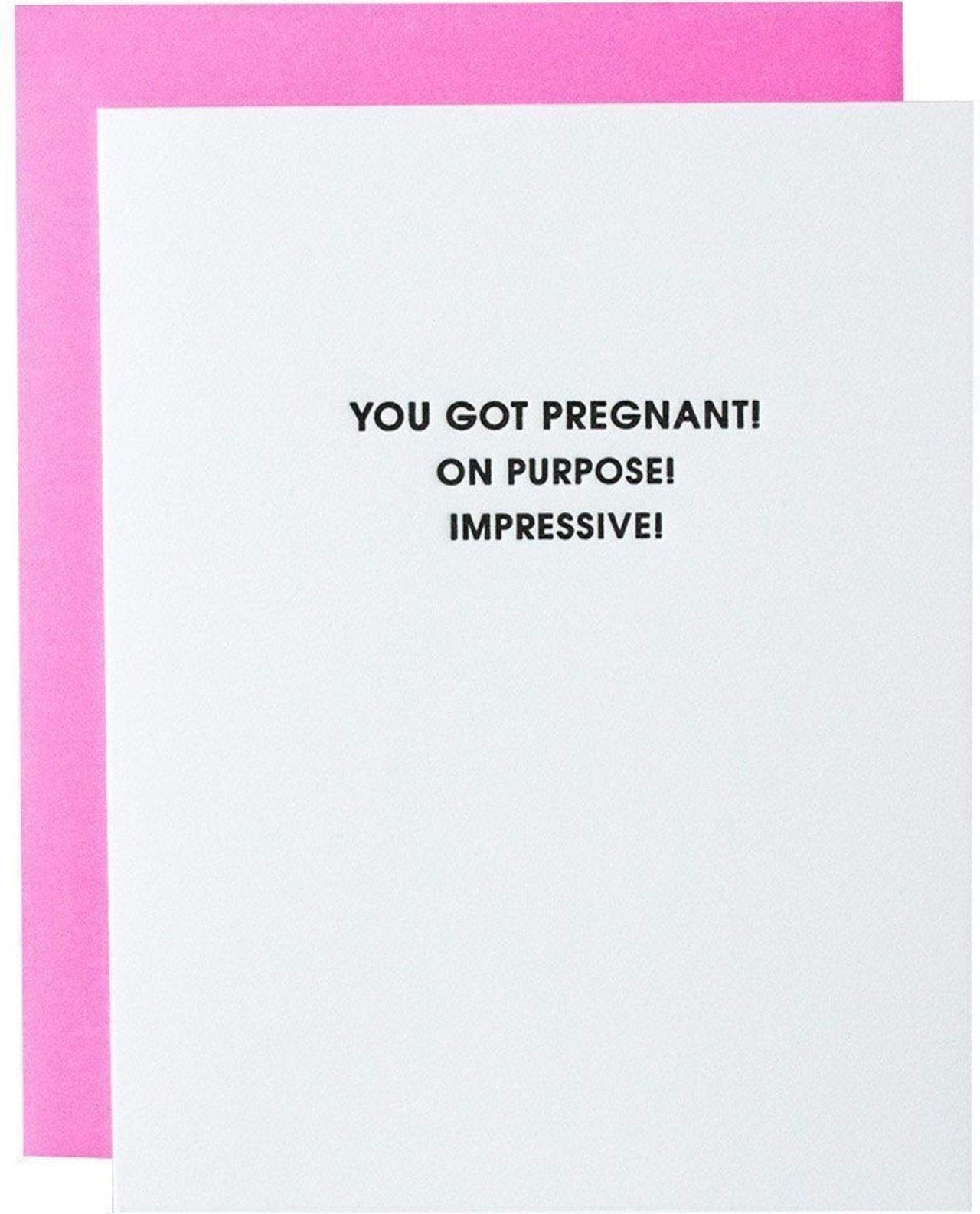 Pregnant on Purpose Card, Paper Gift by Chez Gagne | LIT Boutique