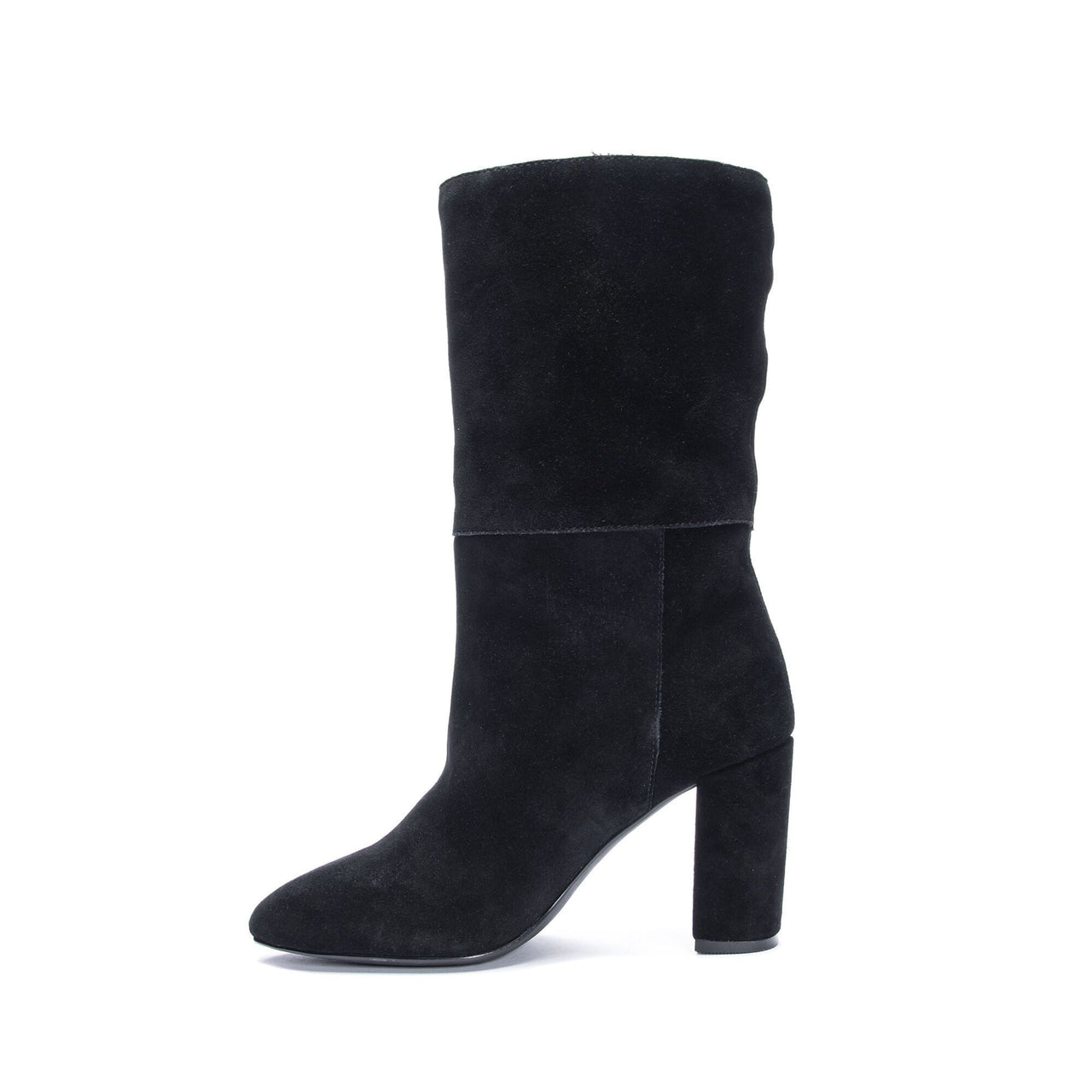 Keep Up Suede Boot Black, Boot Shoe by chinese laundry | LIT Boutique