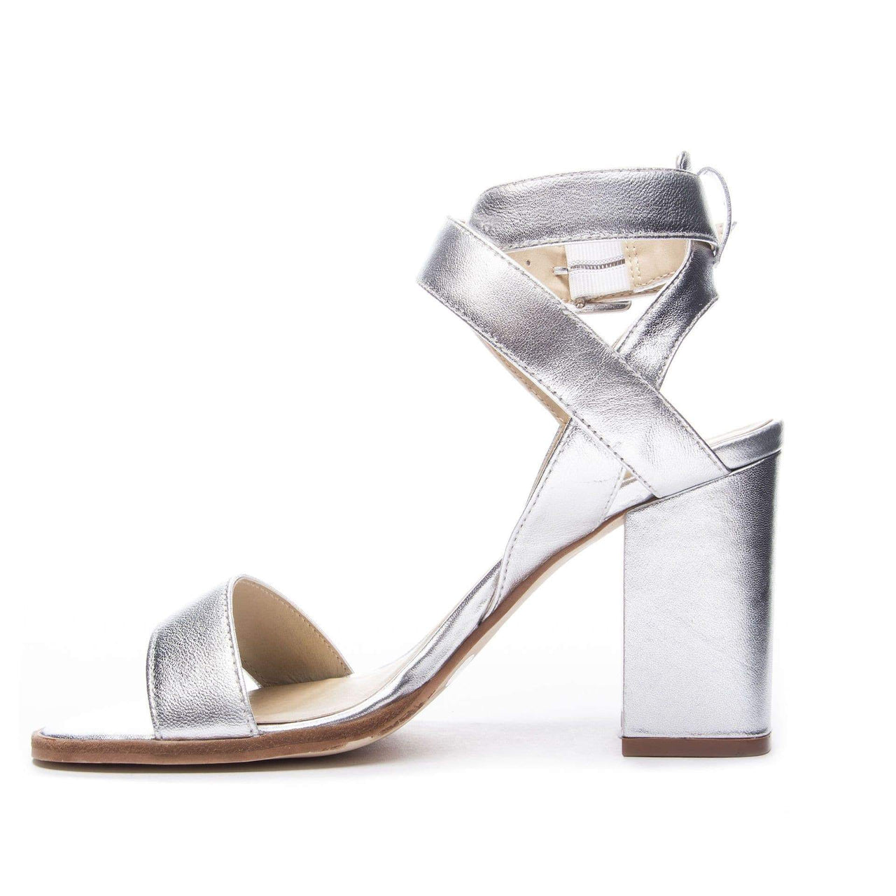 Stassi Sandal Silver, Heel Shoe by chinese laundry | LIT Boutique