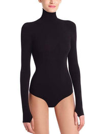 Thumbnail for Turtleneck Ballet Bodysuit Black, Bra Lounge by Commando | LIT Boutique