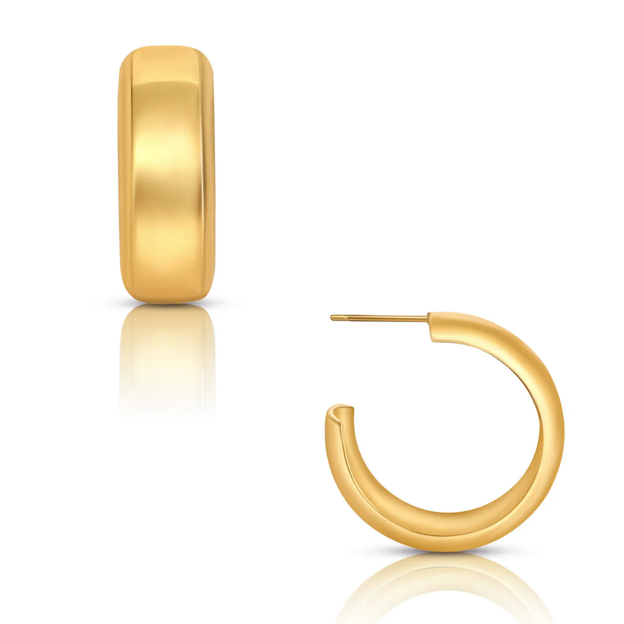 Cosa Medium Hoop Earring, Earring Jewelry by Ellie Vail | LIT Boutique