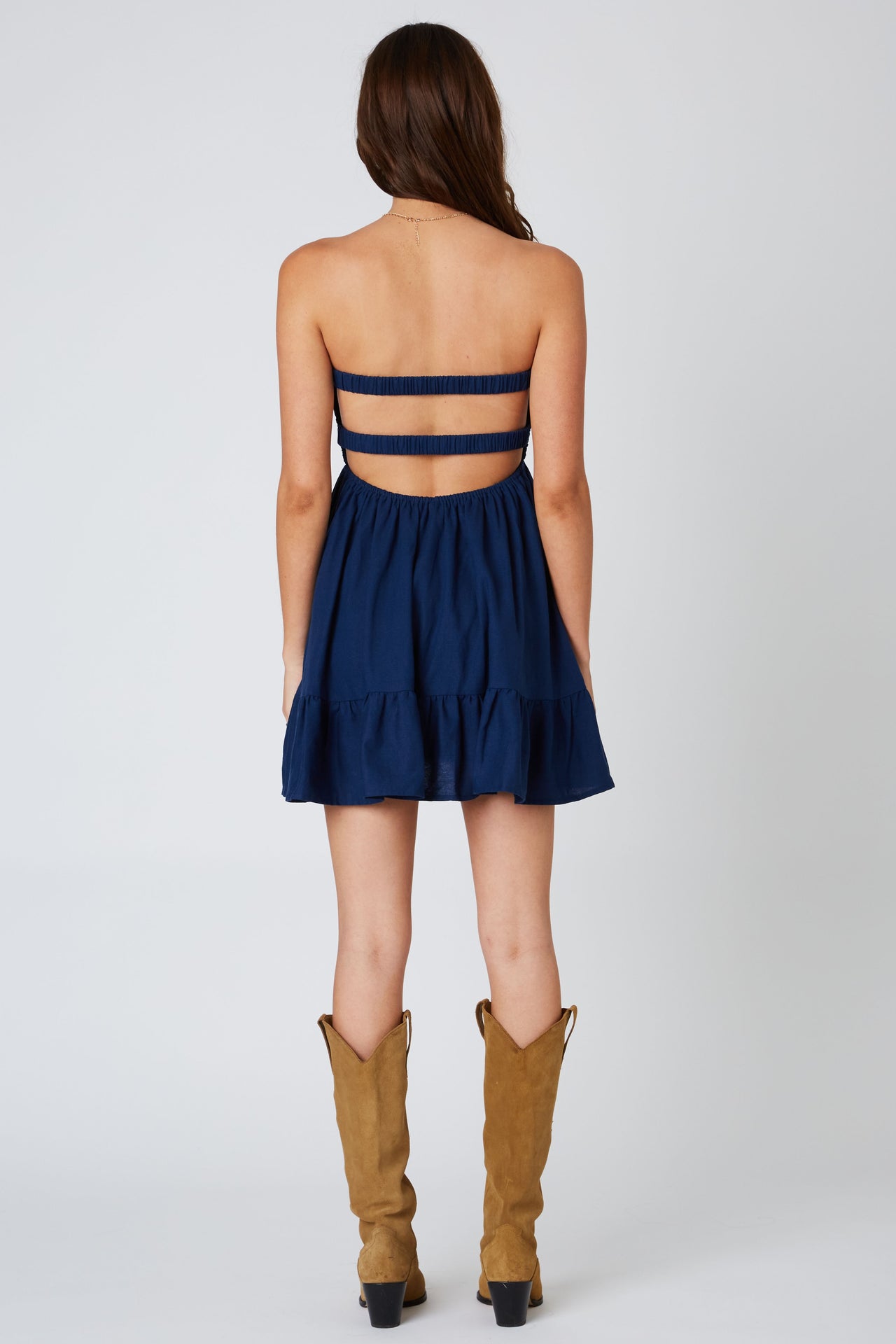 Whitney Romper Navy, Romper Dress by Cotton Candy | LIT Boutique