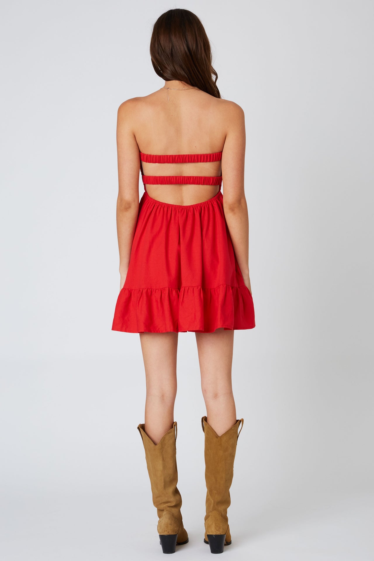 Whitney Romper Red, Romper Dress by Cotton Candy | LIT Boutique
