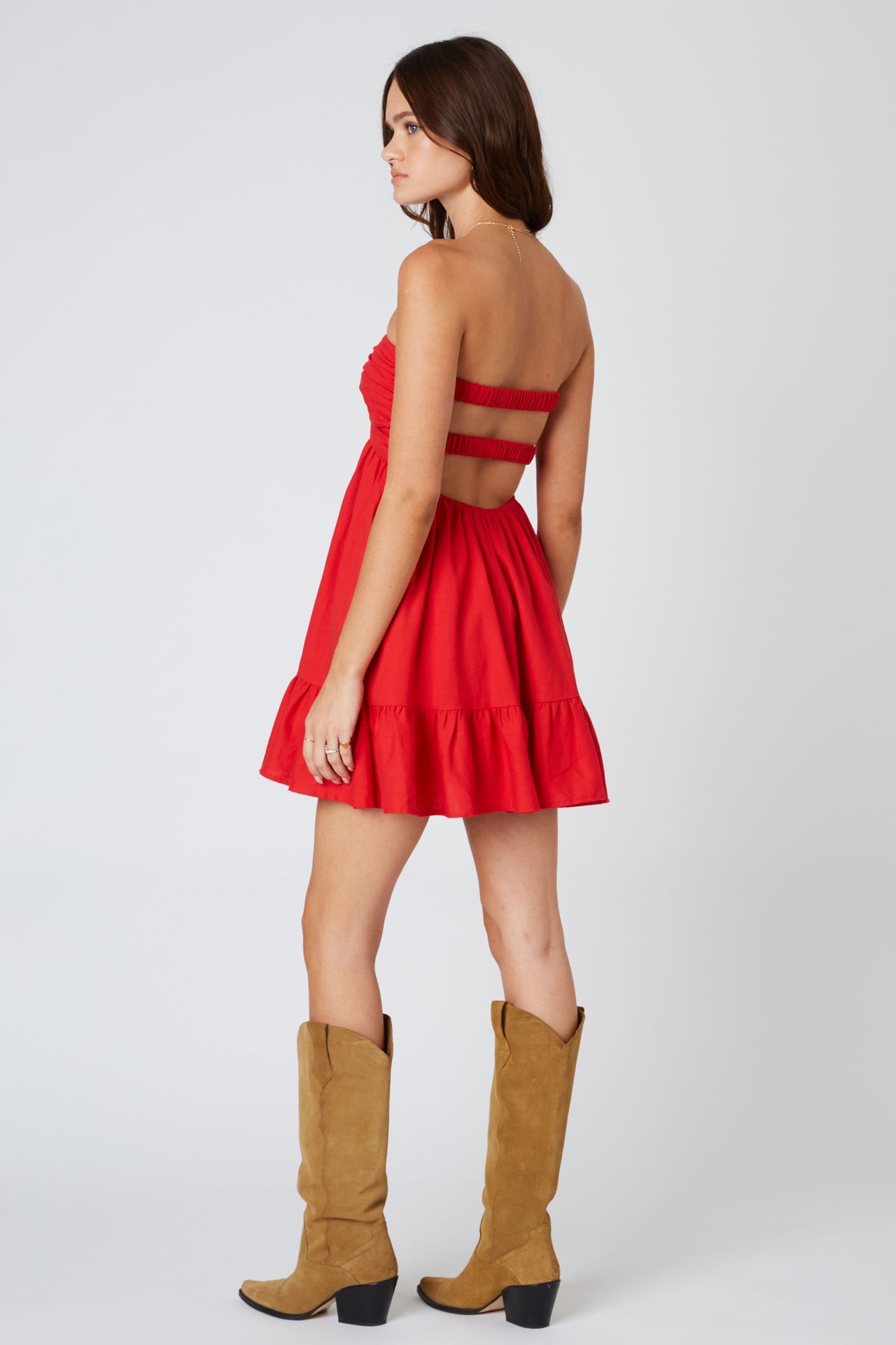 Whitney Romper Red, Romper Dress by Cotton Candy | LIT Boutique