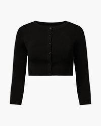 Thumbnail for Cropped Cardigan Black, Cardigan Sweater by We Wore What | LIT Boutique