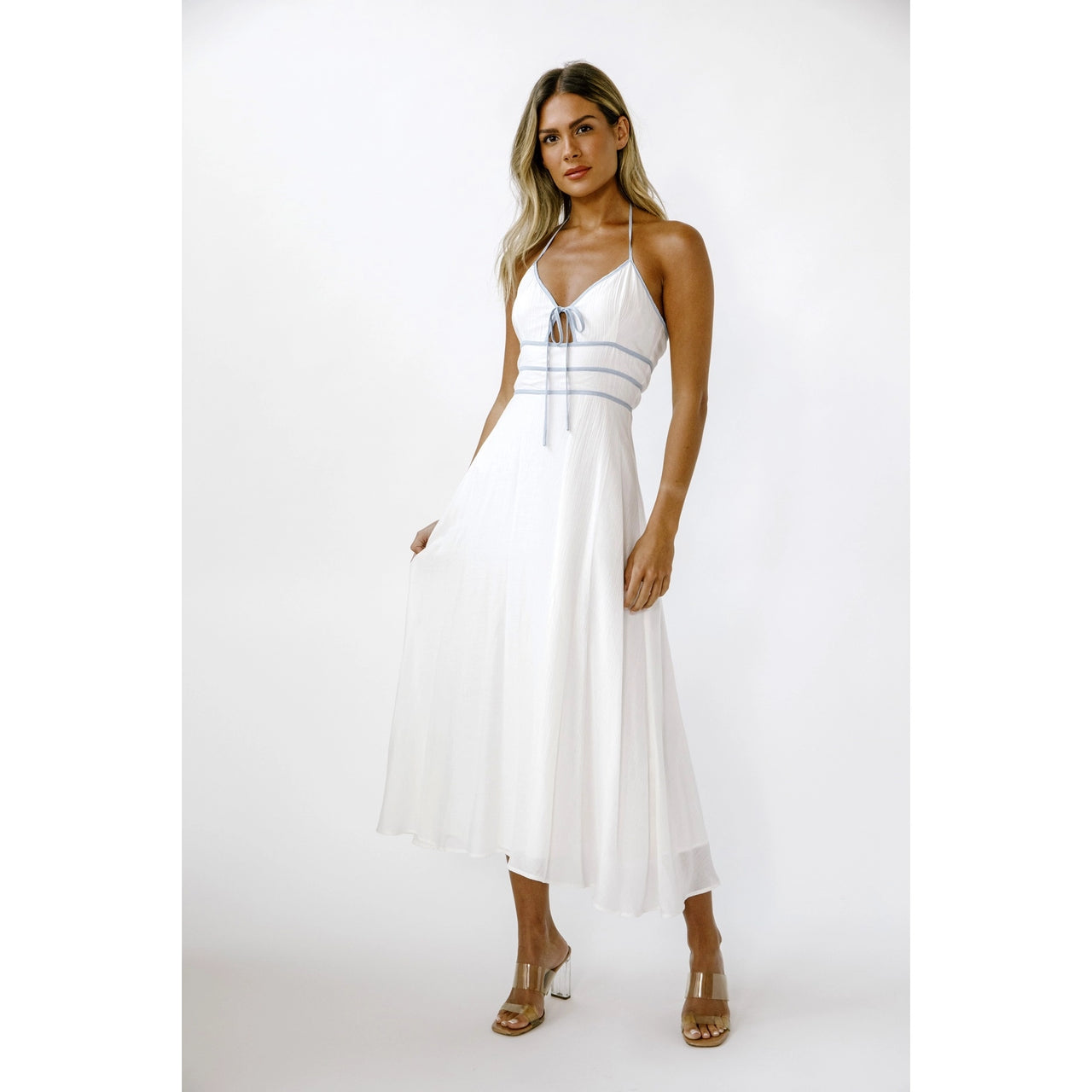 Bride To Be Midi Dress White, Midi Dress by Storia | LIT Boutique