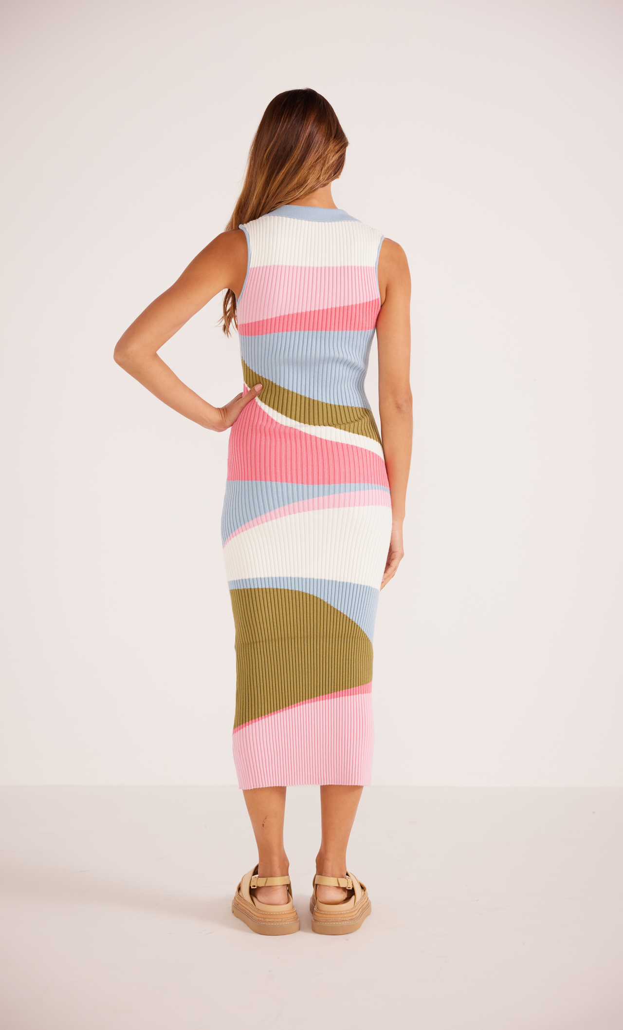 Danica Collared Midi Dress, Midi Dress by MinkPink | LIT Boutique