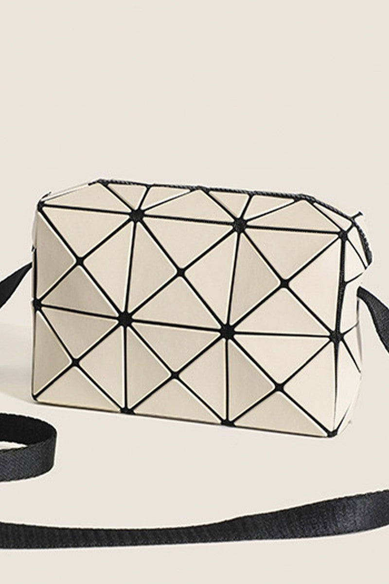 Prism Crossbody Bag White, Evening Bag by Swan Madchen | LIT Boutique