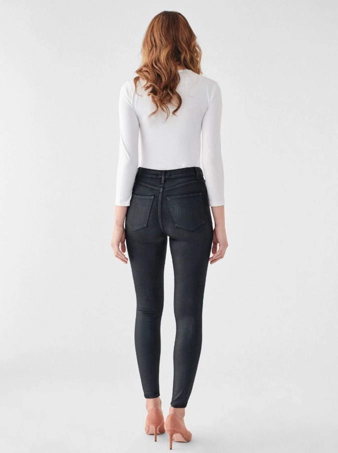 Chrissy Ankle Ultra High Rise Skinny Jeans Graphite, Skinny Denim by DL1961 Premium Denim | LIT Boutique