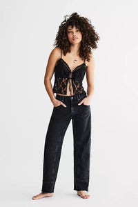 Thumbnail for Risk Taker Mid-Rise Straight Pant Main Squeeze, Pant Bottom by Free People | LIT Boutique