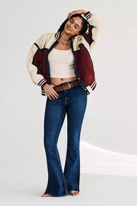 Thumbnail for Level Up Slit Bootcut  Denim Night Sky, Bootcut Denim by Free People | LIT Boutique