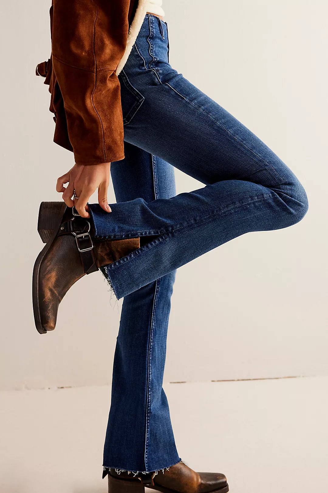 Level Up Slit Bootcut  Denim Night Sky, Bootcut Denim by Free People | LIT Boutique