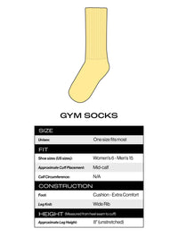 Thumbnail for Exhausted American Gym Crew Socks