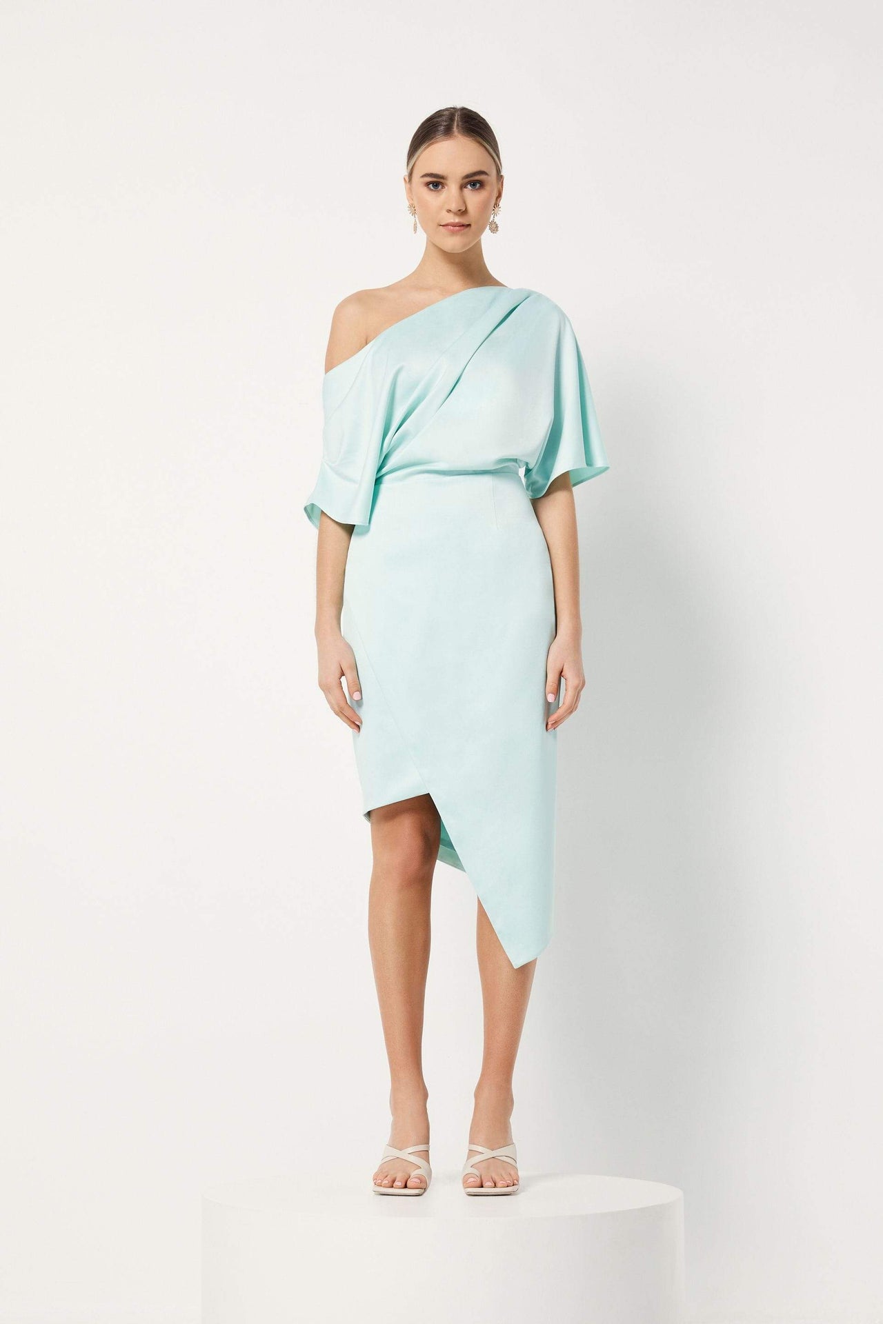 Carson Dress Seafoam, Midi Dress by Elliatt | LIT Boutique