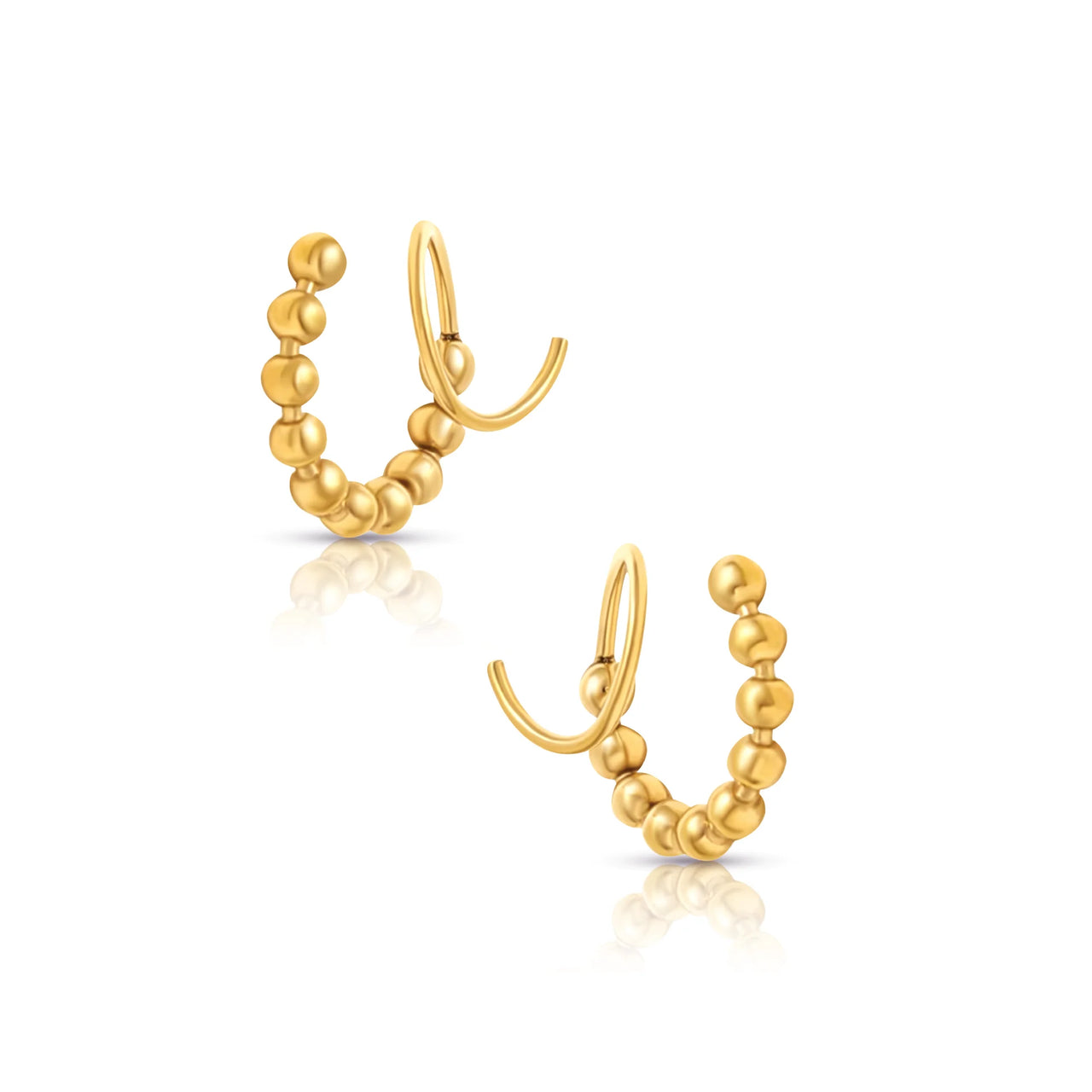 Annie Spiral Beaded Earring, Earring Jewelry by Ellie Vail | LIT Boutique