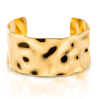 Thumbnail for Roxi Hammered Cuff Bracelet Gold, Bracelet Jewelry by Ellie Vail | LIT Boutique