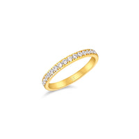 Thumbnail for Velia Dainty Eternity Ring Gold, Ring Jewelry by Ellie Vail | LIT Boutique