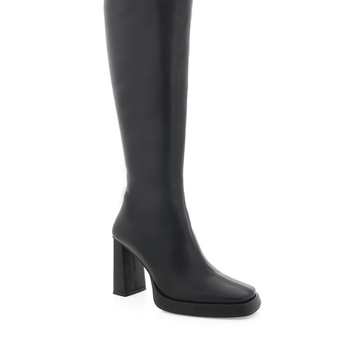 Lorelai Knee High Boot Black, Boot Shoe by Billini | LIT Boutique