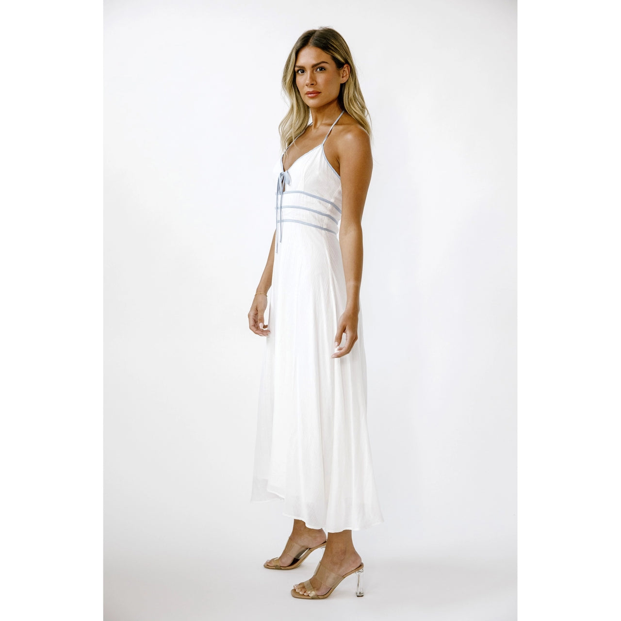 Bride To Be Midi Dress White, Midi Dress by Storia | LIT Boutique