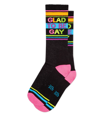 Thumbnail for Glad To Be Gay Socks, Essentials Acc by Gumball Poodle | LIT Boutique