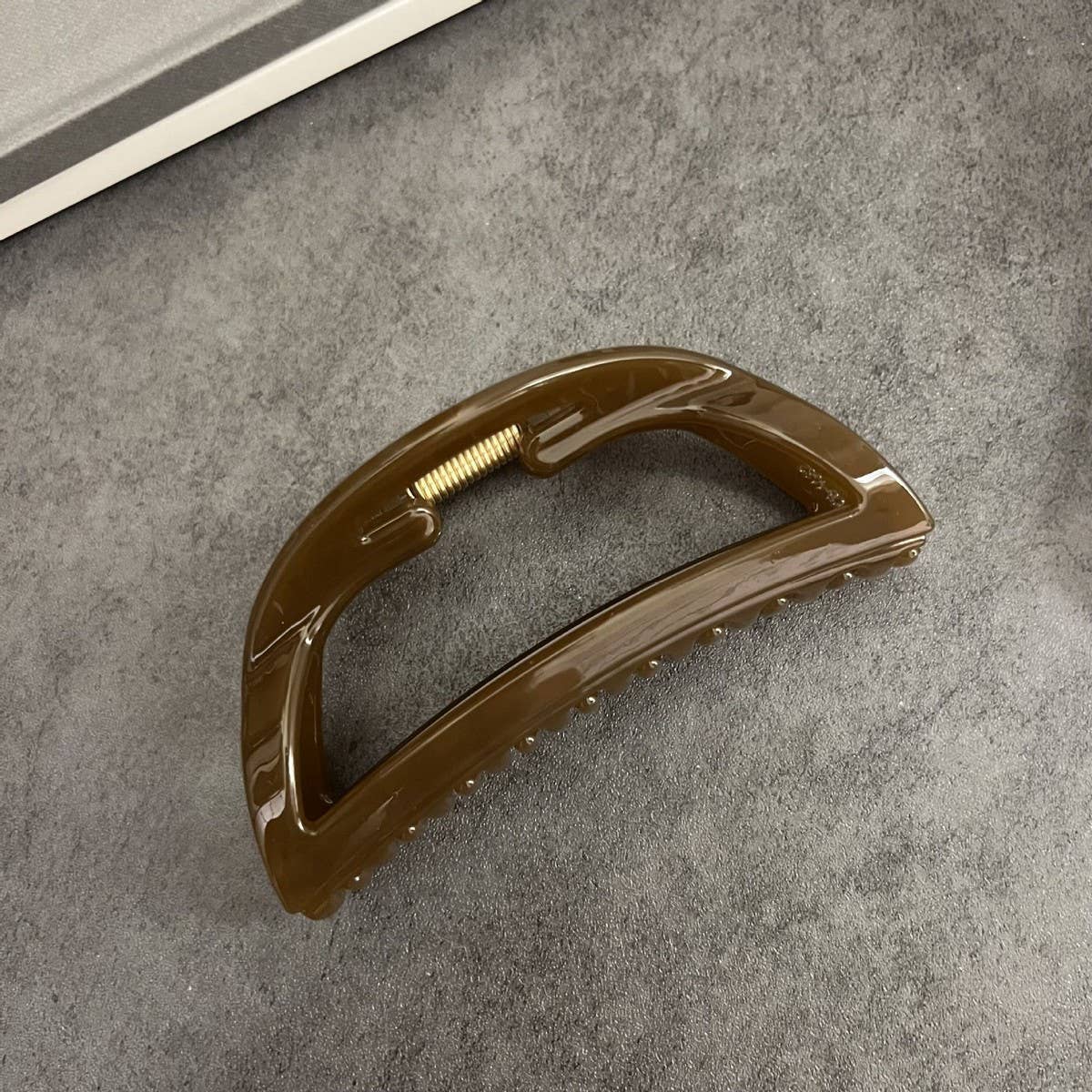 Halfmoon Bun Hair Claw in Navy,  by Refine | LIT Boutique