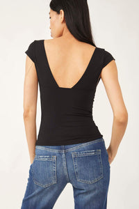 Thumbnail for Duo Corset Cami Black, Tank Blouse by Free People | LIT Boutique