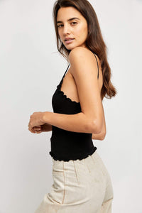 Thumbnail for Easy To Love Seamless Cami Black, Bra by Free People | LIT Boutique