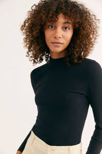 Thumbnail for Free People Rickie Long Sleeve Top Black, Long Tee by Free People | LIT Boutique