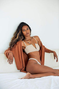 Thumbnail for Sierra Bandeau Antique Shell, Bra Lounge by Free People | LIT Boutique