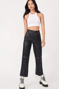 Thumbnail for The It Factor Vegan Pant Mystic, Pant Bottom by Free People | LIT Boutique