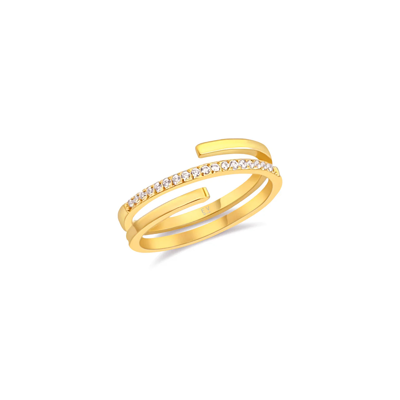 Giselle Dainty Spiral Ring, Ring Jewelry by Ellie Vail | LIT Boutique