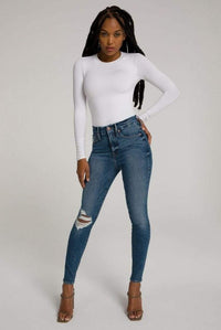 Thumbnail for Good Waist Jean Blue, Skinny Denim by Good American | LIT Boutique