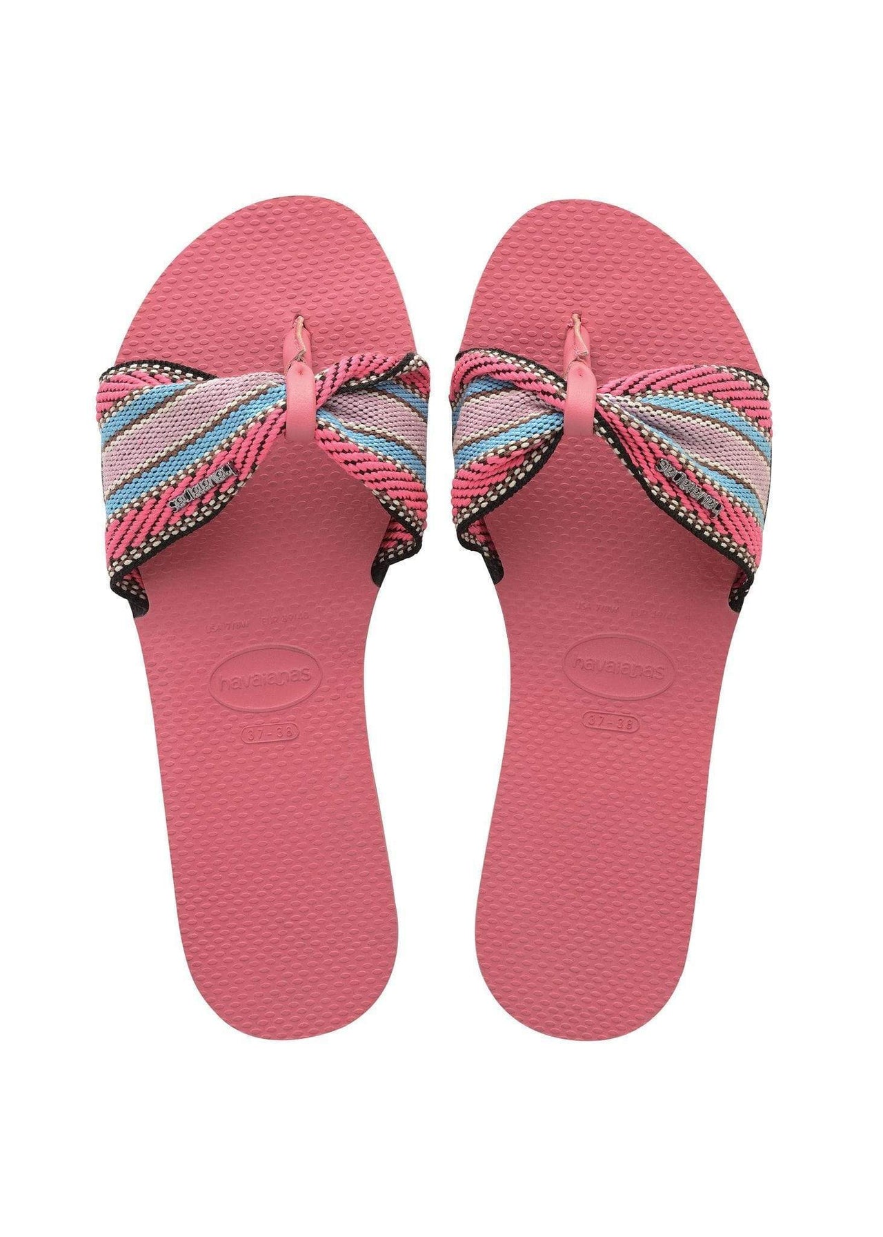 You St Tropez Fita Sandal Porcelain Pink, Flat Shoe by Havaianas | LIT Boutique