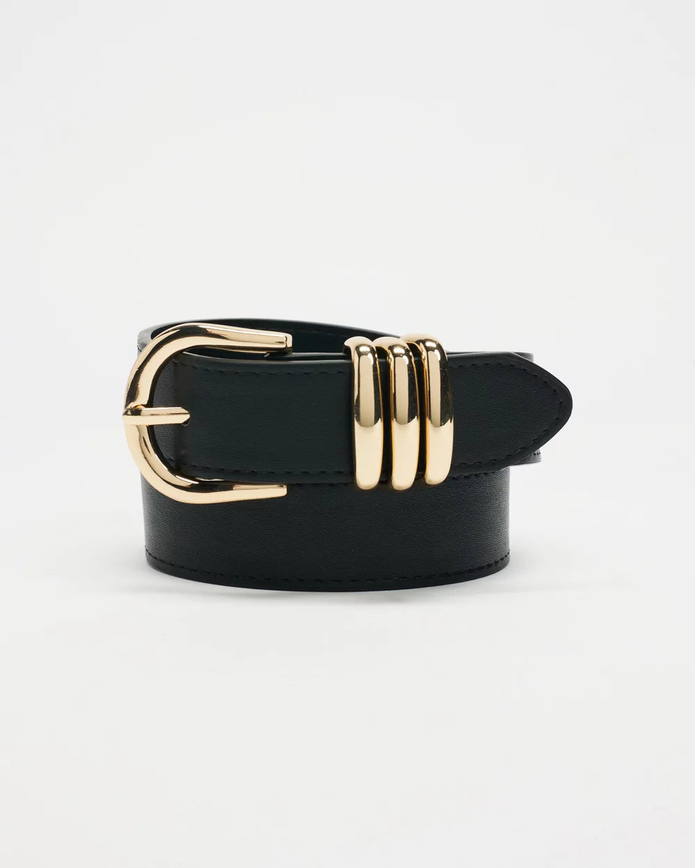 Polished Belt Black, Belt Acc by Petit Moments | LIT Boutique