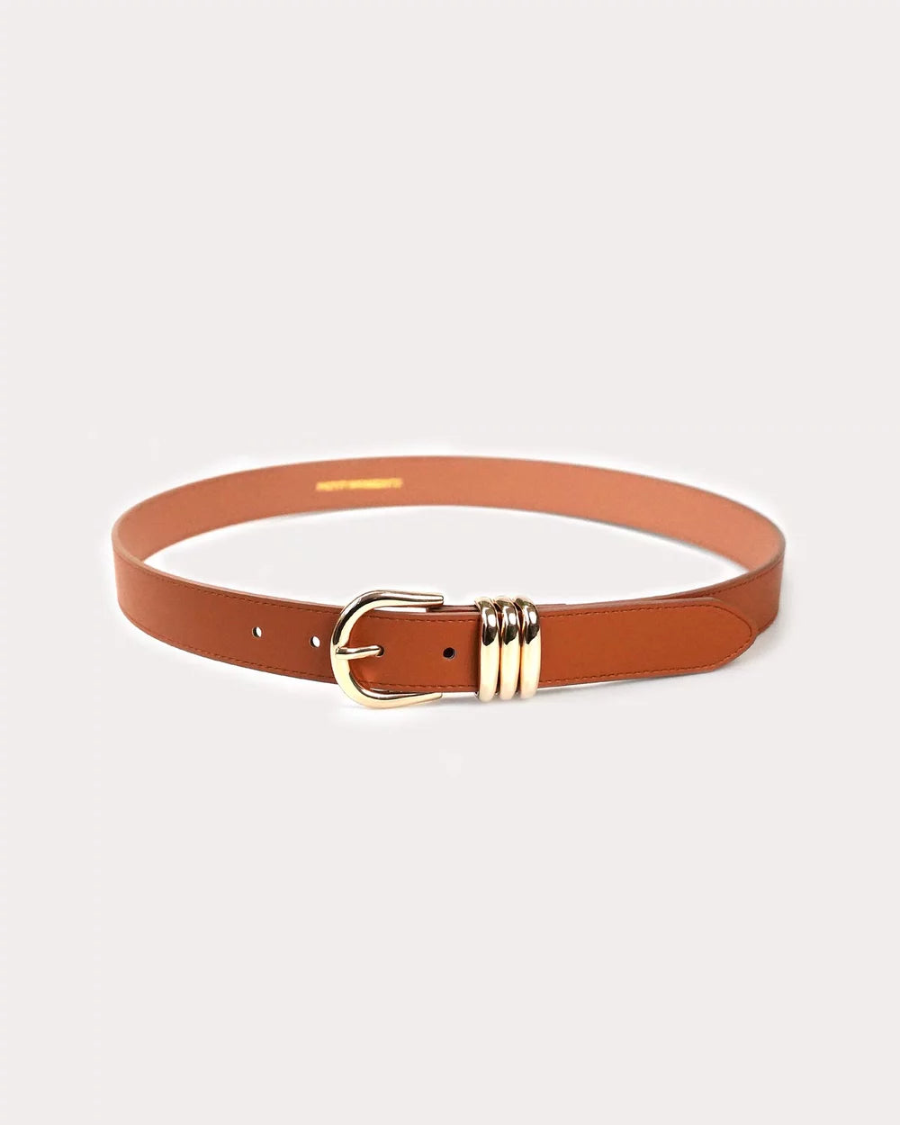 Polished Belt Brown, Belt Acc by Petit Moments | LIT Boutique