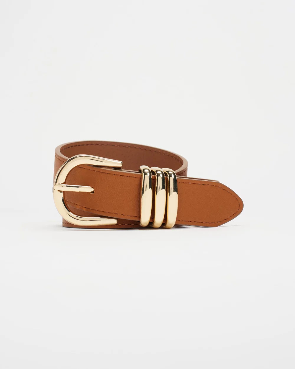 Polished Belt Brown, Belt Acc by Petit Moments | LIT Boutique