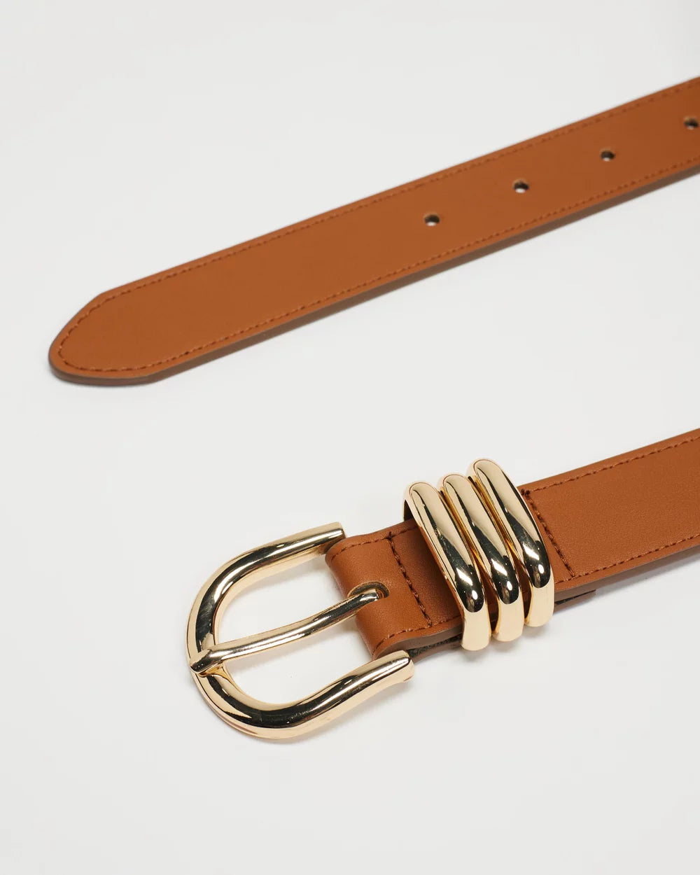 Polished Belt Brown, Belt Acc by Petit Moments | LIT Boutique