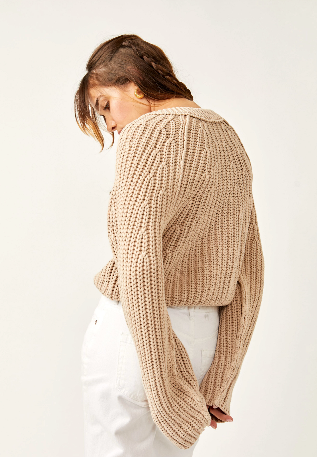 Sweet Nothing Cardigan Tan, Cardigan Sweater by Free People | LIT Boutique