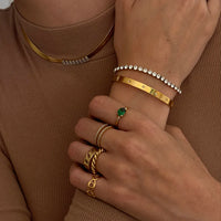 Thumbnail for Fernanda Tennis Bracelet Gold