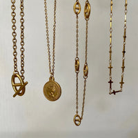 Thumbnail for Kennedy Cross Chain Necklace Gold, Necklace Jewelry by Ellie Vail | LIT Boutique