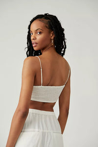 Thumbnail for Lyra Bralette Ivory, Bra Lounge by Free People | LIT Boutique