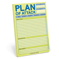 Thumbnail for Plan of Attack Pastel Note Pad, Paper Gift by Knock Knock | LIT Boutique