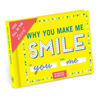 Thumbnail for Why You Make Me Smile Fill in the Love Gift Book, Paper Gift by Knock Knock | LIT Boutique