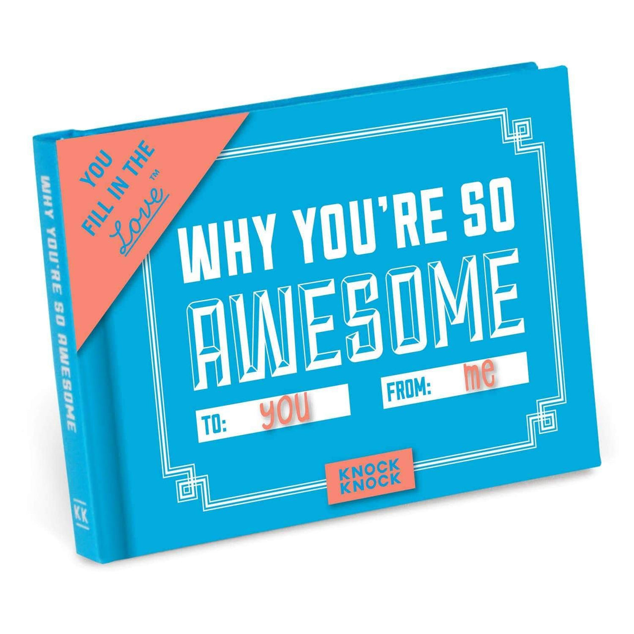 Why You're So Awesome Fill in the Love Gift Book, Paper Gift by Knock Knock | LIT Boutique