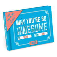 Thumbnail for Why You're So Awesome Fill in the Love Gift Book, Paper Gift by Knock Knock | LIT Boutique