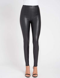 Thumbnail for Hi Ho High Waist Vegan Leather Legging Black, Legging/ Tights Bottom by Lysse | LIT Boutique